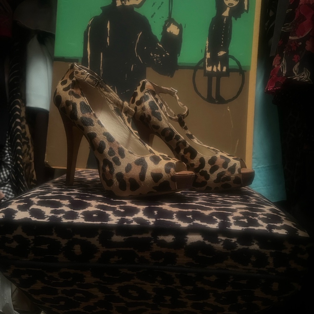Victoria's Secret Leopard Print Heels